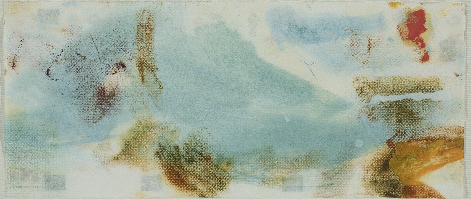 Study of Sun and Mountain Landscape