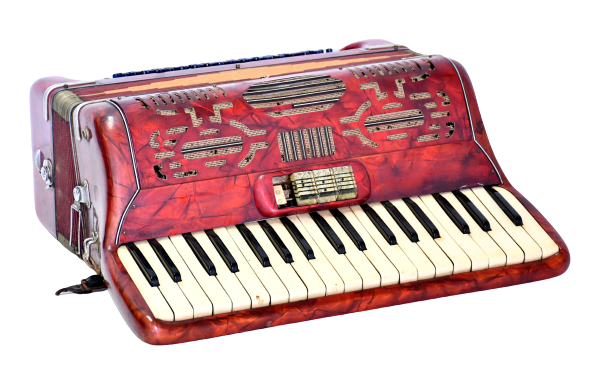 accordion merah