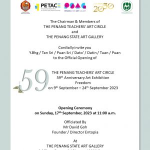 The Penang Teachers Art Circle 59 Anniversary